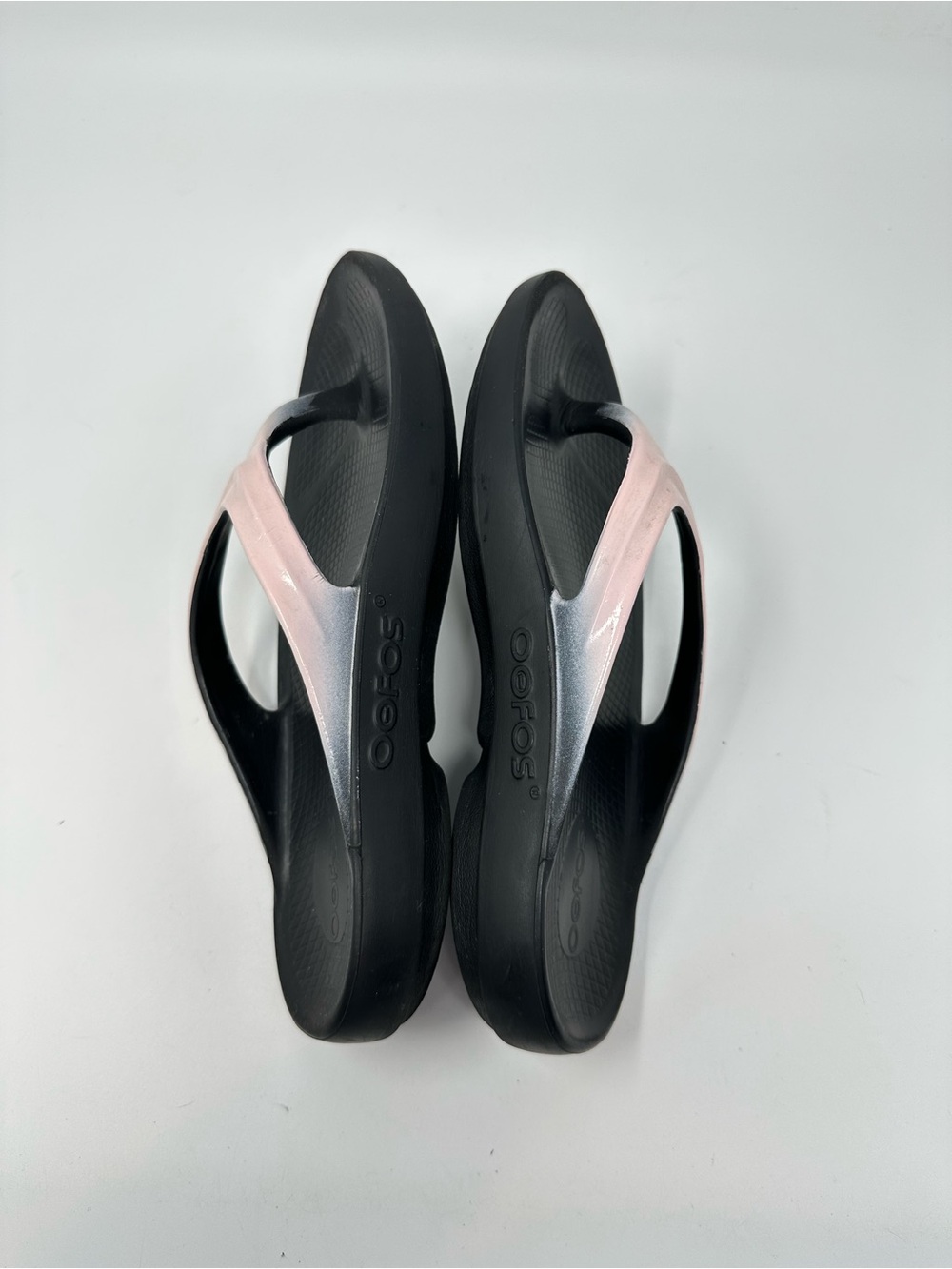 Oofos Oolala Luxe Women's 9 Recovery Comfort Light Pink Thong Sandals Water - Picture 4 of 11